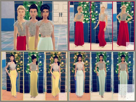 slyd chanel dress lily|The Sims Resource .